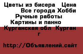 Цветы из бисера › Цена ­ 500 - Все города Хобби. Ручные работы » Картины и панно   . Курганская обл.,Курган г.